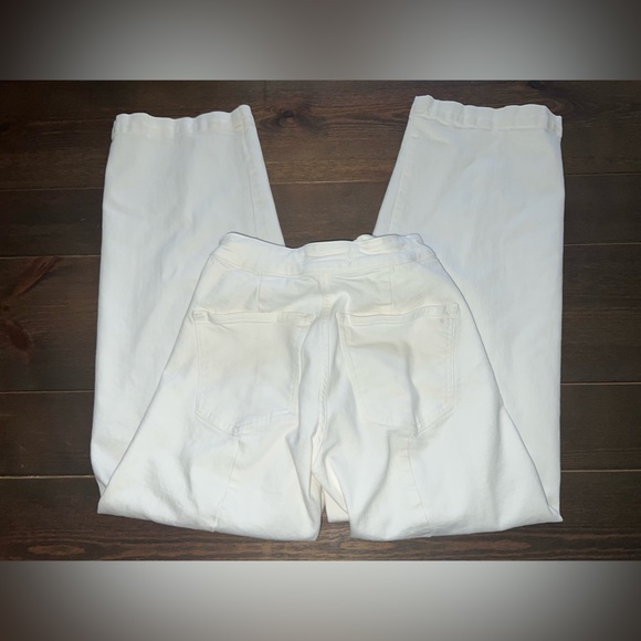 Madewell The Curvy Emmett Wide-Leg Jean in Tile White: Welt Pocket E… - Picture 5 of 7